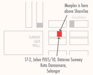 Meeples Cafe Kota Damansara Map