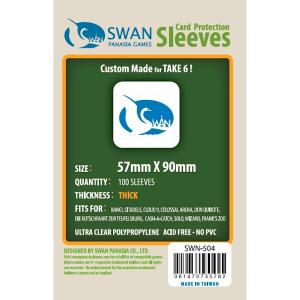 Sleeves 57mm x 90mm (thick)