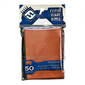FFG Solid-Colored Card Game Sleeves (Red)