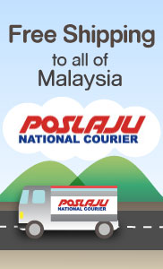 Free Shipping to East & Peninsula Malaysia